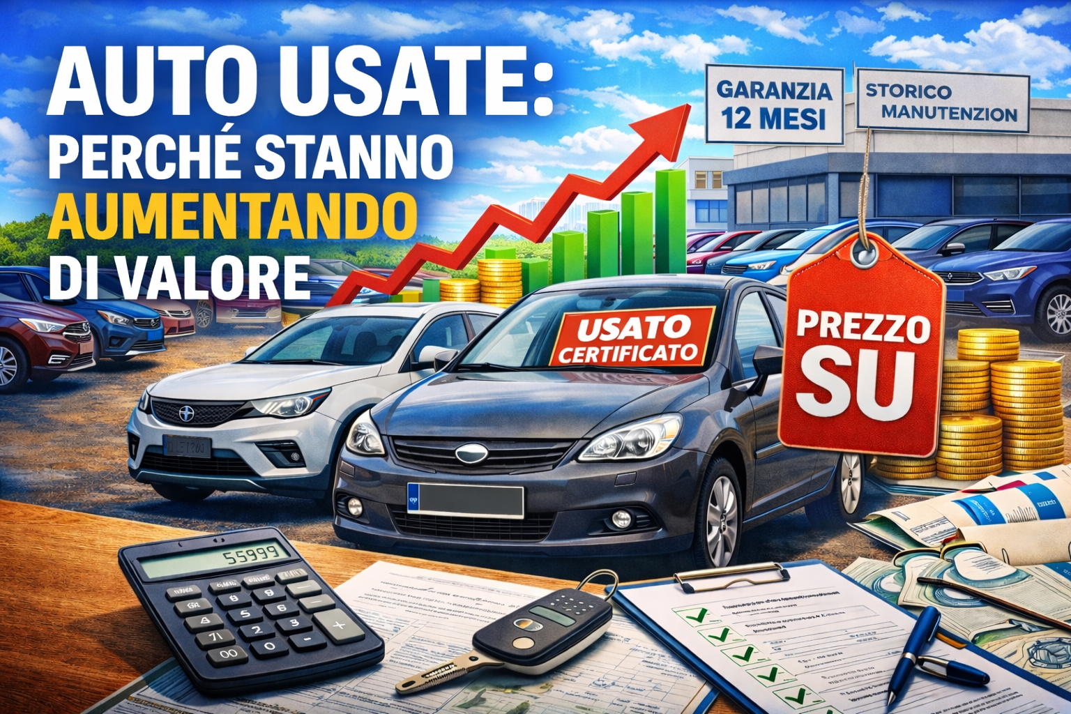 Auto usate: perché stanno aumentando di valore