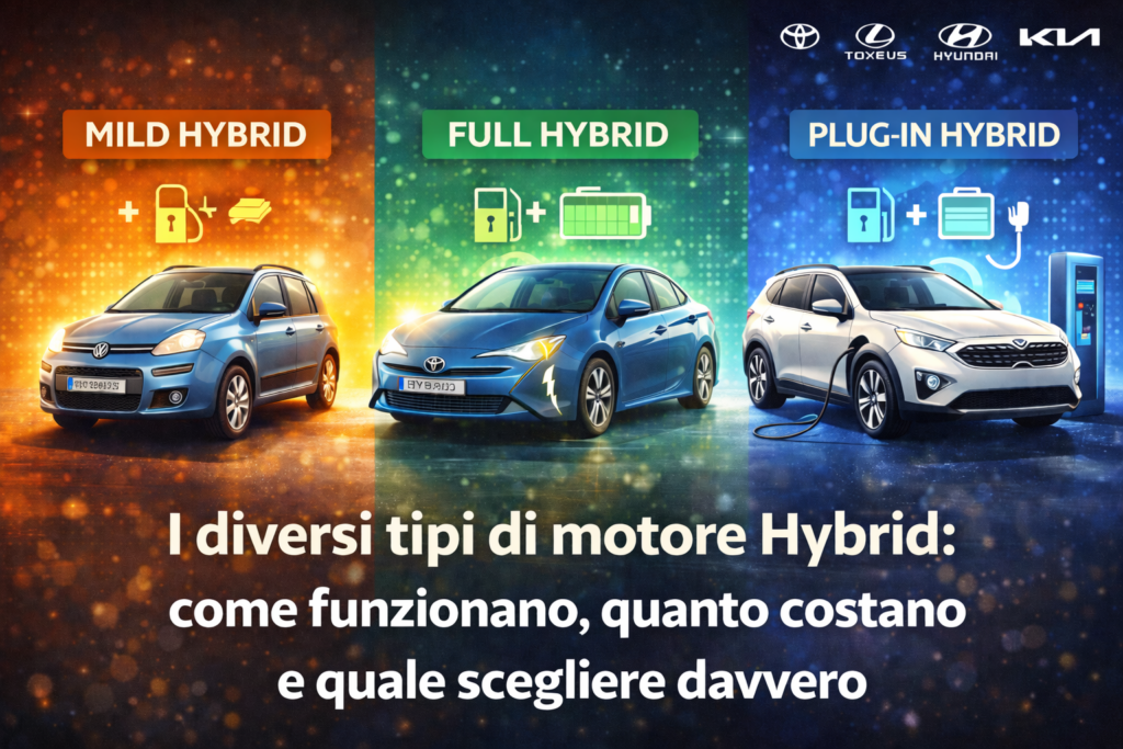 I diversi tipi di motore Hybrid: come funzionano, quanto costano e quale scegliere davvero
