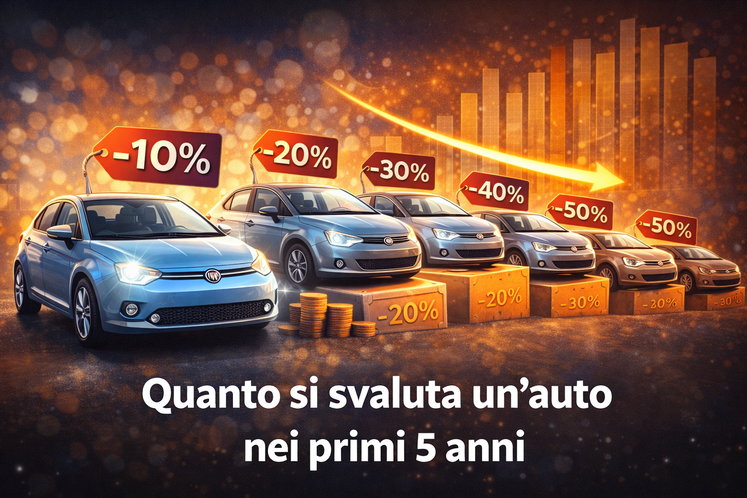 Quanto si svaluta un’auto nei primi 5 anni