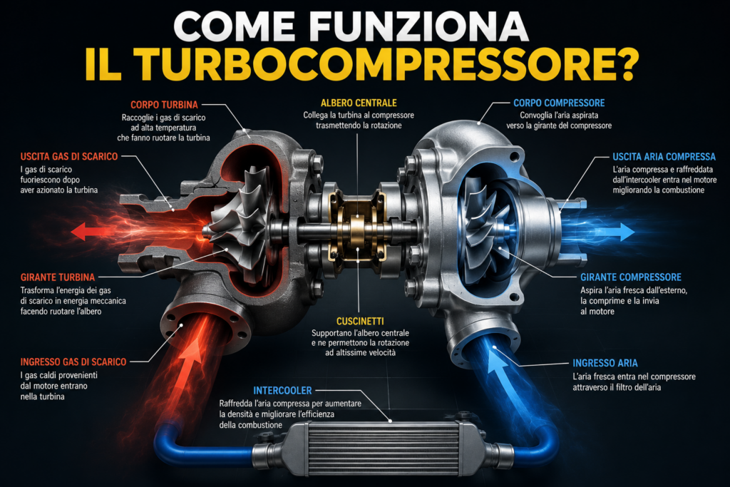 Come funziona il turbocompressore?