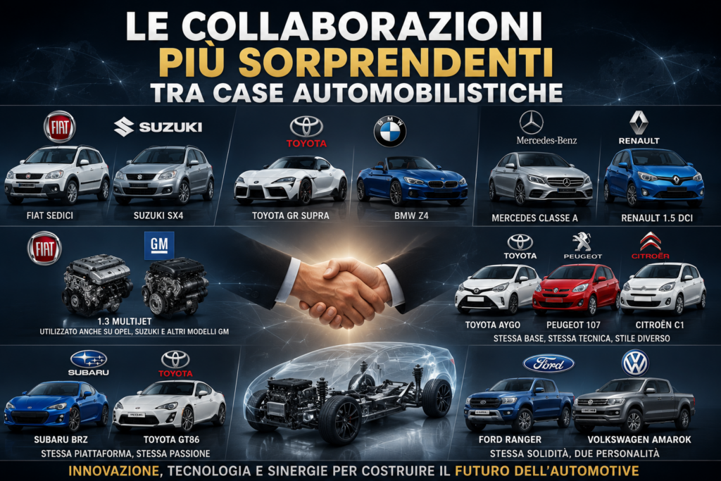 Le collaborazioni più sorprendenti tra case automobilistiche