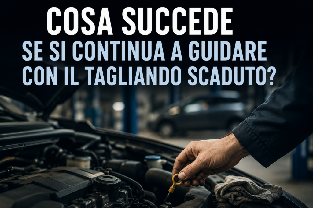 Cosa succede se si continua a guidare con il tagliando scaduto?