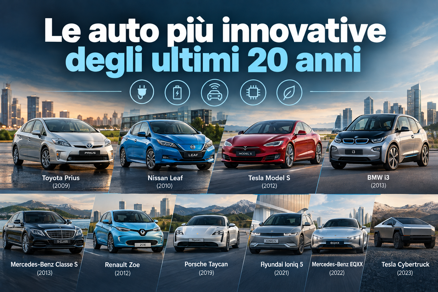 Le auto più innovative degli ultimi 20 anni