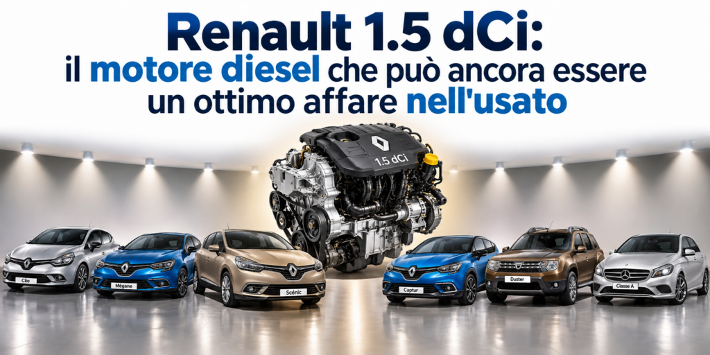 Renault 1.5 dCi: il motore diesel che può ancora essere un ottimo affare nell'usato
